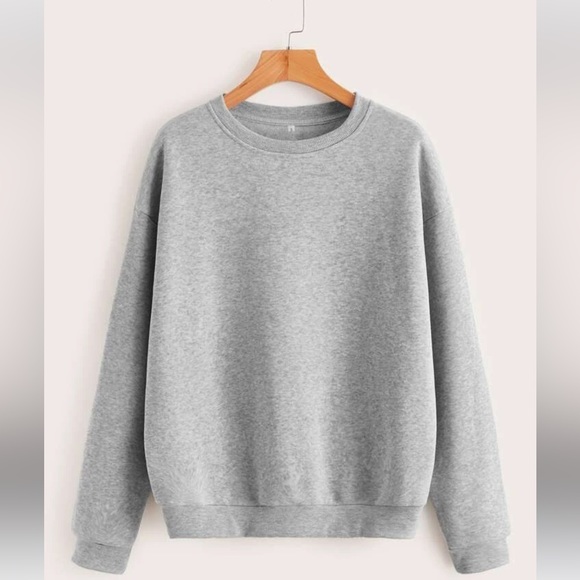 🍍3/$25 item Shein Gray Pullover - Picture 1 of 6